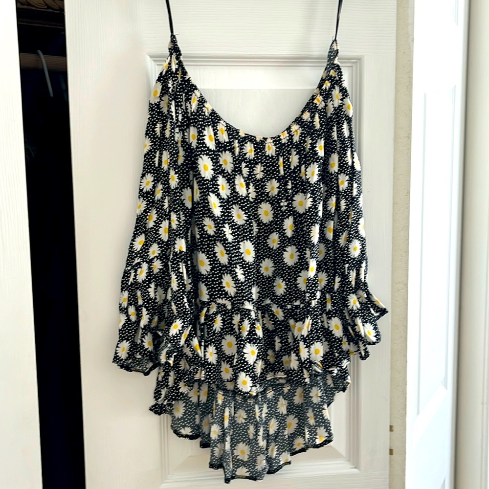 Topshop Daisy Off the Shoulder Top